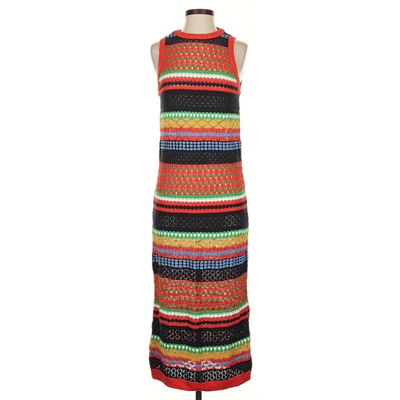 Mango Dresses & Skirts - NWT Mango crochet knit tank dress